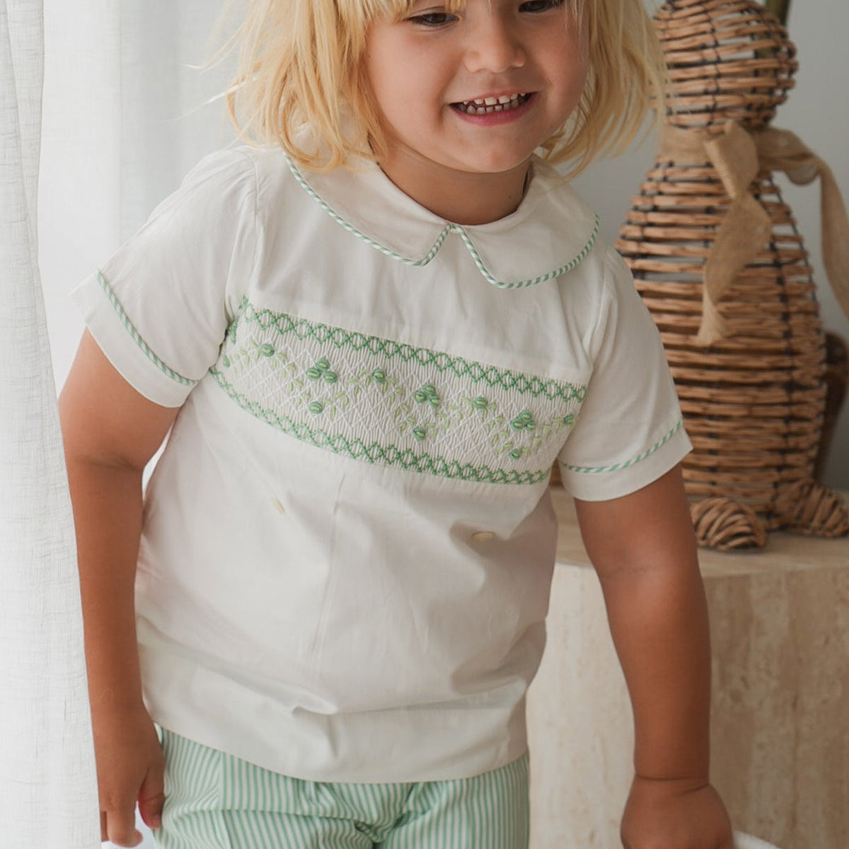 Bringing Home the Tree Boys Romper