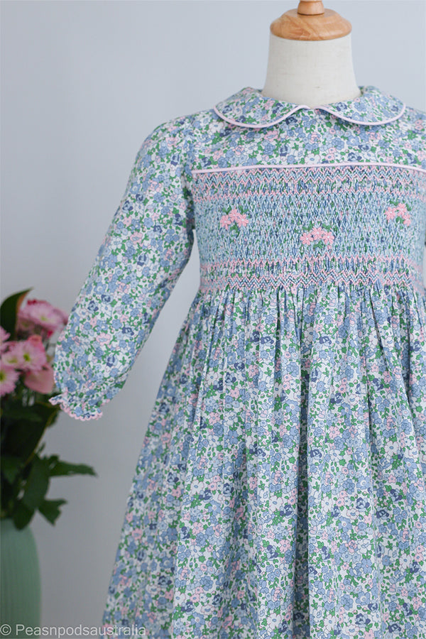 Iris Handsmocked Dress
