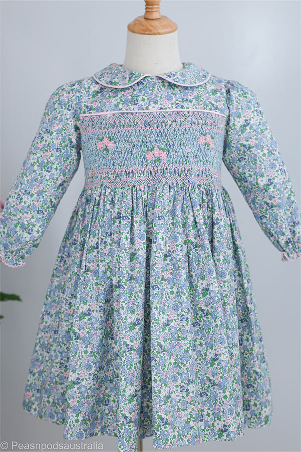 Iris Handsmocked Dress