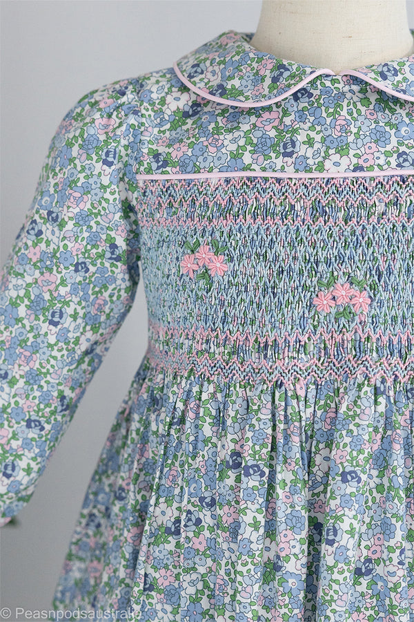 Iris Handsmocked Dress