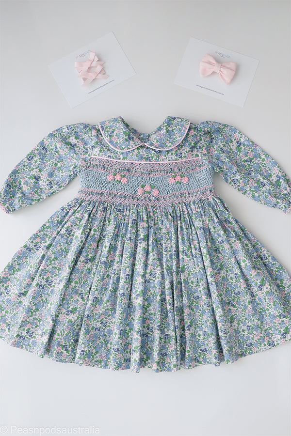 Iris Handsmocked Dress