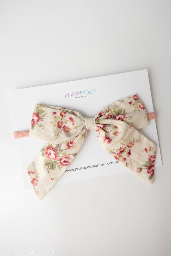 Vintage Floral Baby Headband