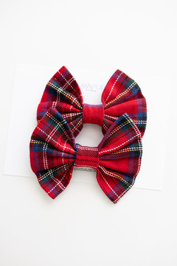 Festive Tartan  Bows