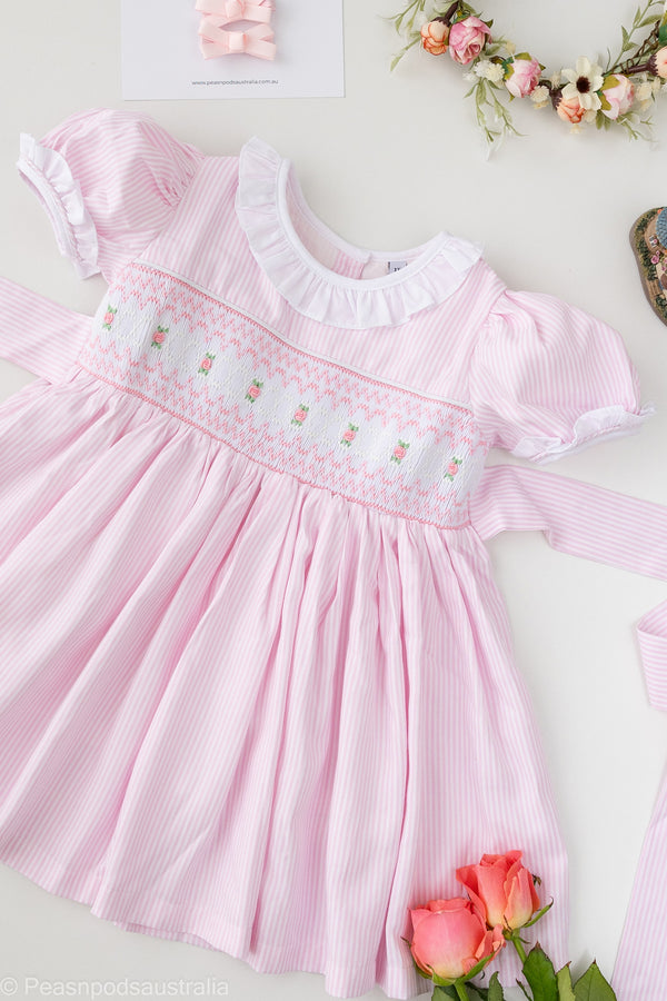 Rosaline Handsmocked Dress