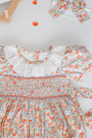 Beatrix Handsmocked  Romper