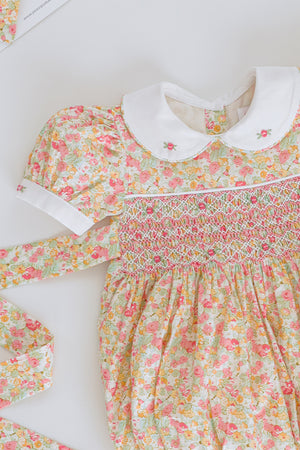 Margot Handsmocked  Romper