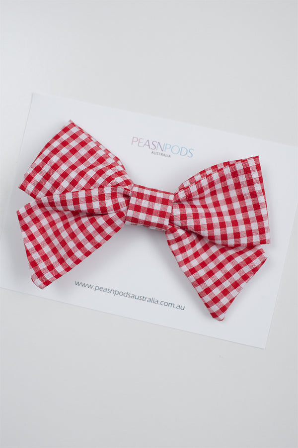 Red Gingham Big Bow