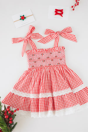 Merry Little Gingham Dress