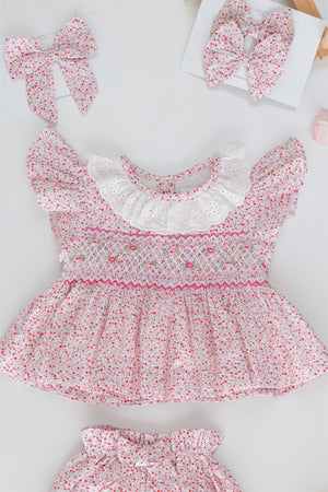 Elsie Handsmocked set