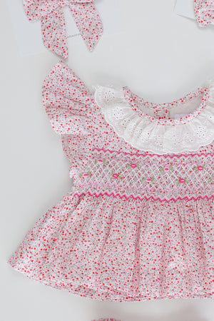 Elsie Handsmocked set