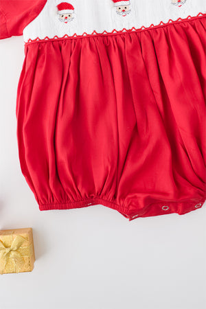 Santa Boys Bubble Romper