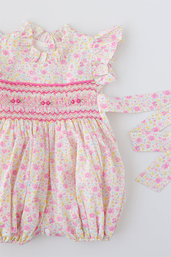 Hazel Handsmocked Romper