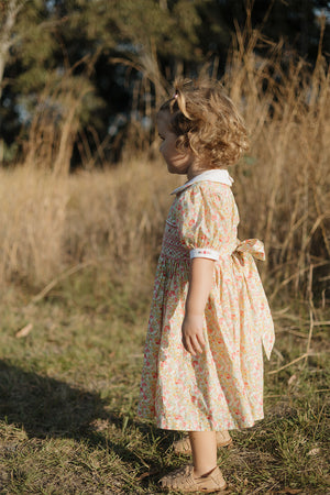 Margot Handsmocked Floral Dress
