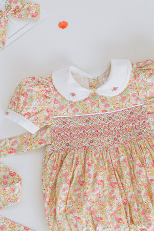 Margot Handsmocked  Romper