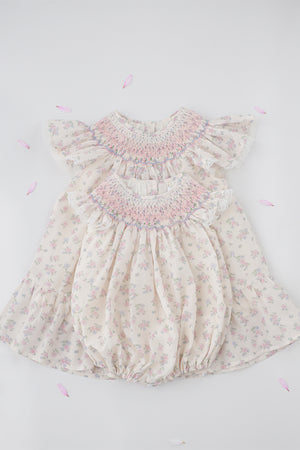Violet Bishop Romper