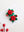 Red Felt Rose Clip