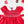 Red Rose Handsmocked Dress ( Pre Order )