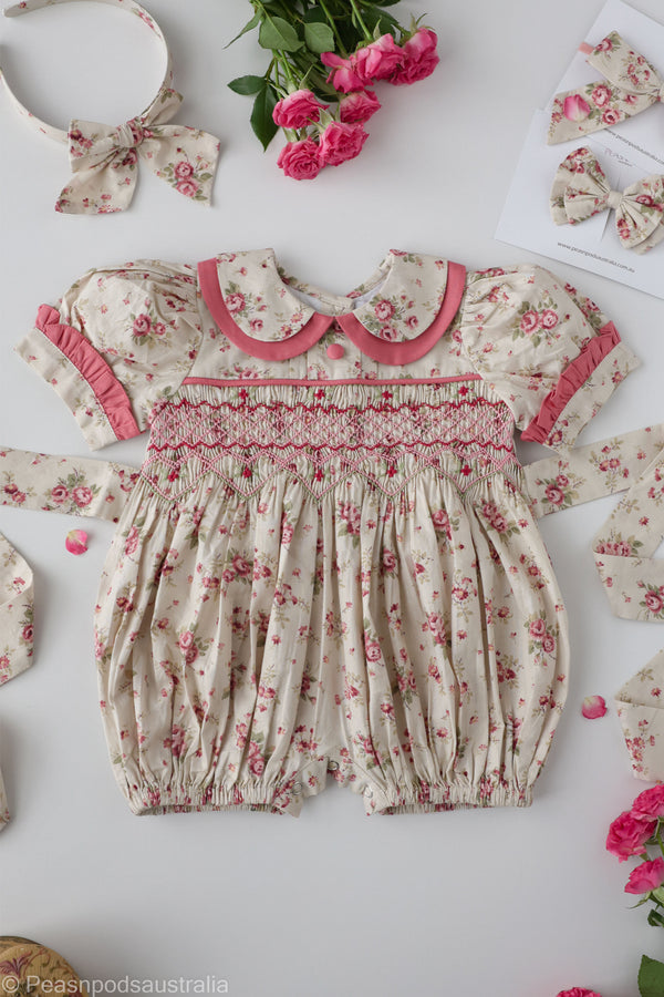 Vintage Floral Romper