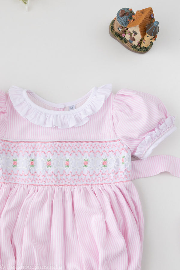 Rosaline Handsmocked Romper