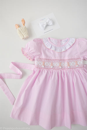 Bunny Gingham Smocked Dress