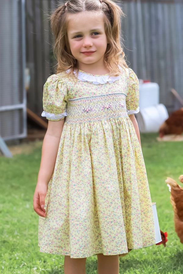 Buttercup Handsmocked Dress