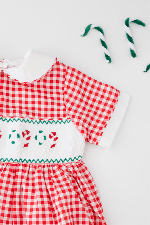Candy Cane Boys Romper ( Pre Order )