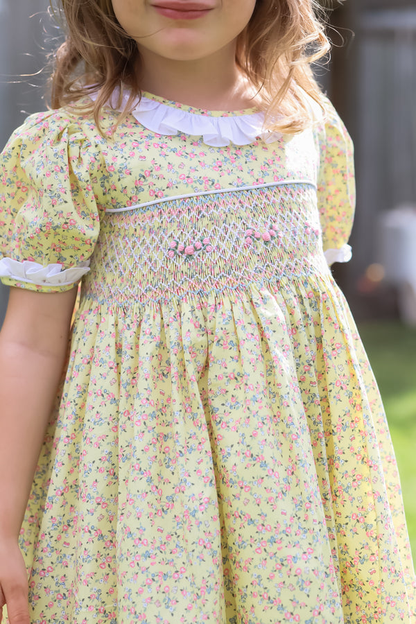 Buttercup Handsmocked Dress