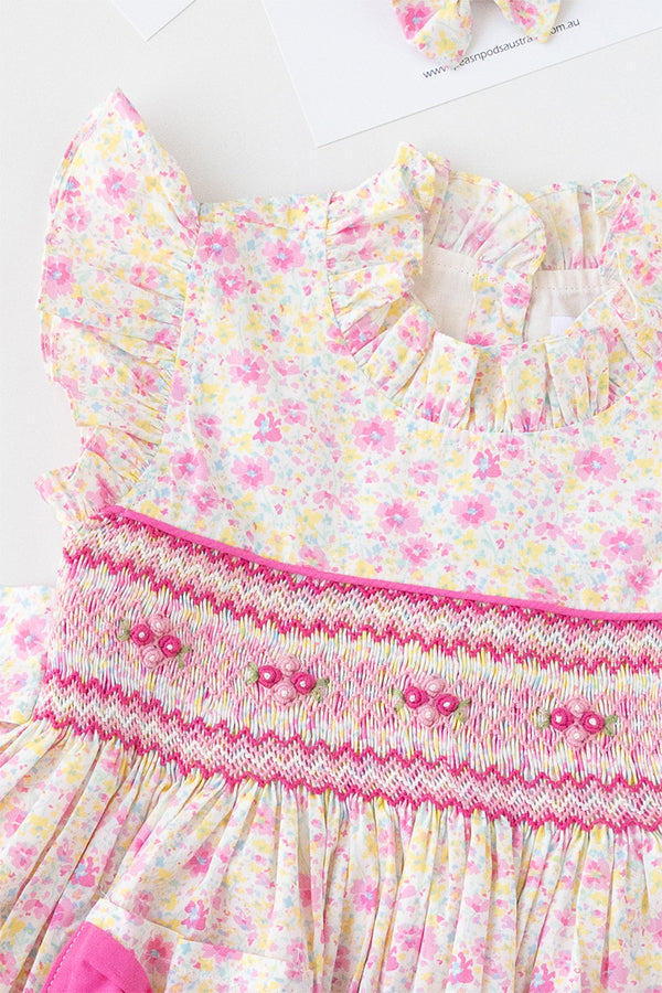 Hazel Handsmocked Dress