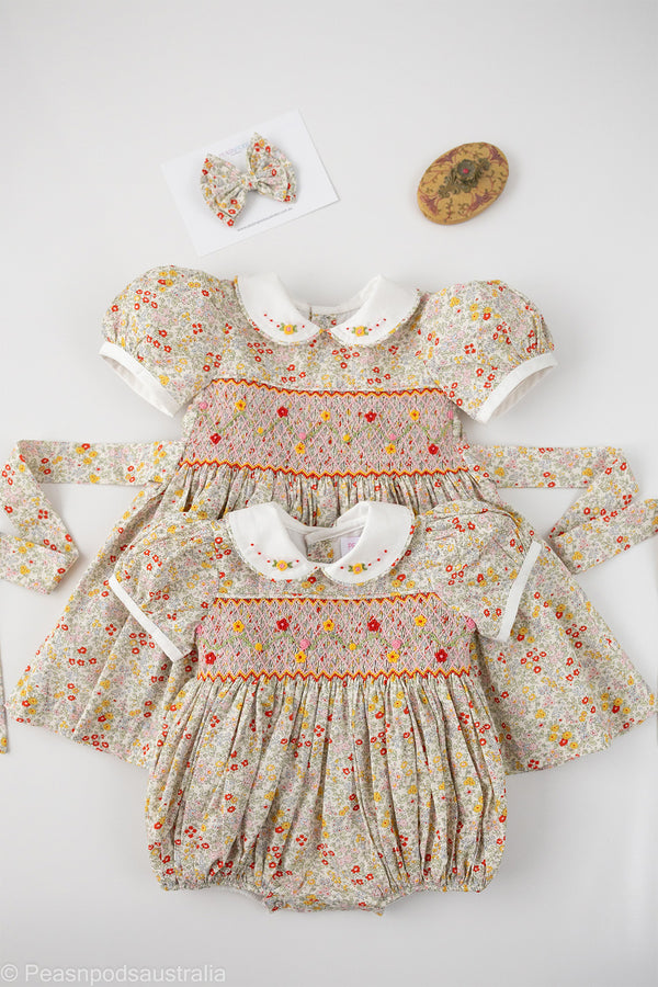 Willow Handsmocked Romper