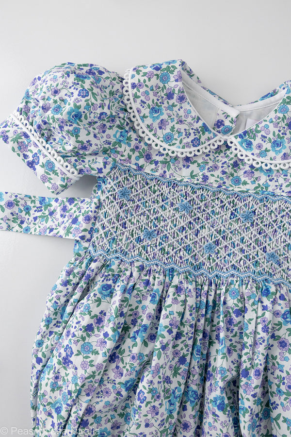 Florence Hand-smocked Romper