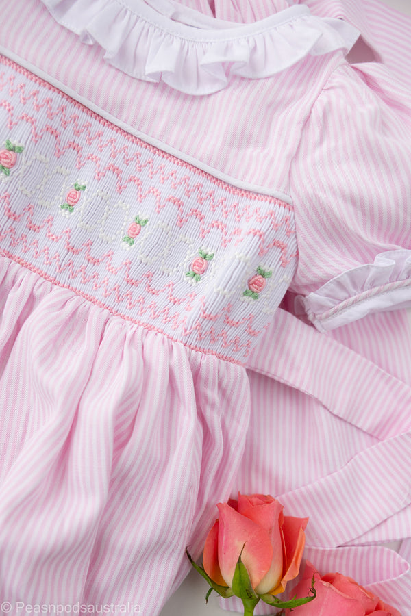 Rosaline Handsmocked Romper