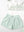 Green stripe Boys Short Set