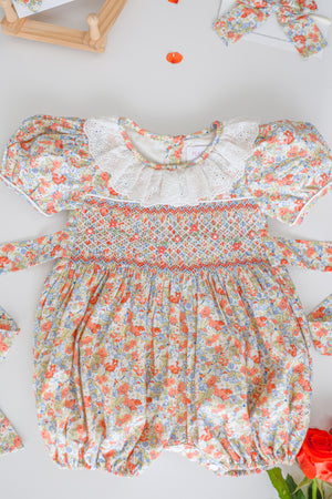 Beatrix Handsmocked  Romper