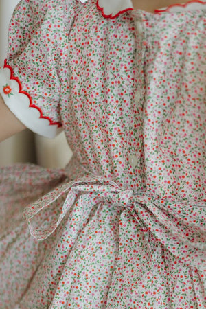 Merry Blossom Handsmocked Dress