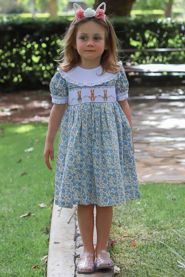 Bunny Smocked Dress