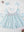 Blue floral Handsmocked Dress