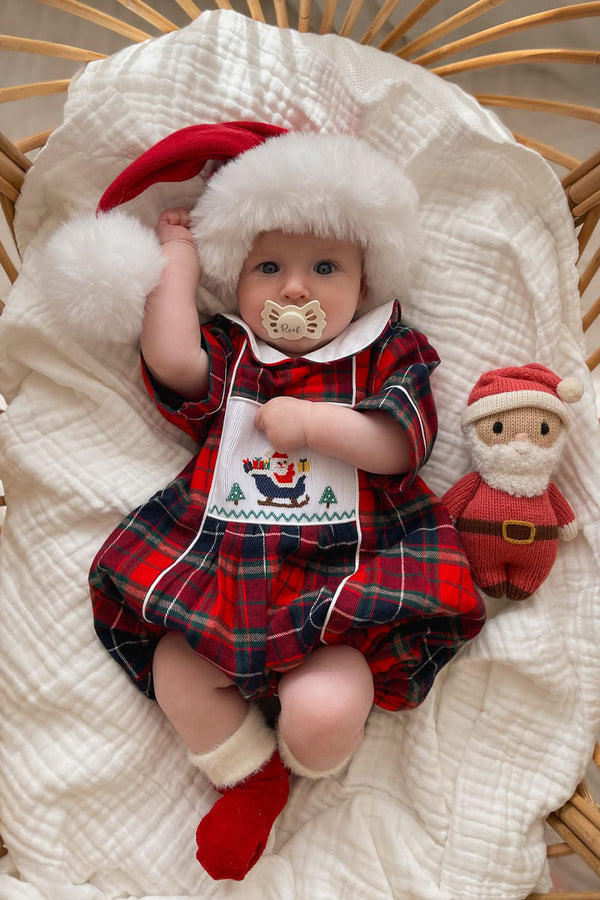 Santa’s Sleigh Boys Bubble Romper