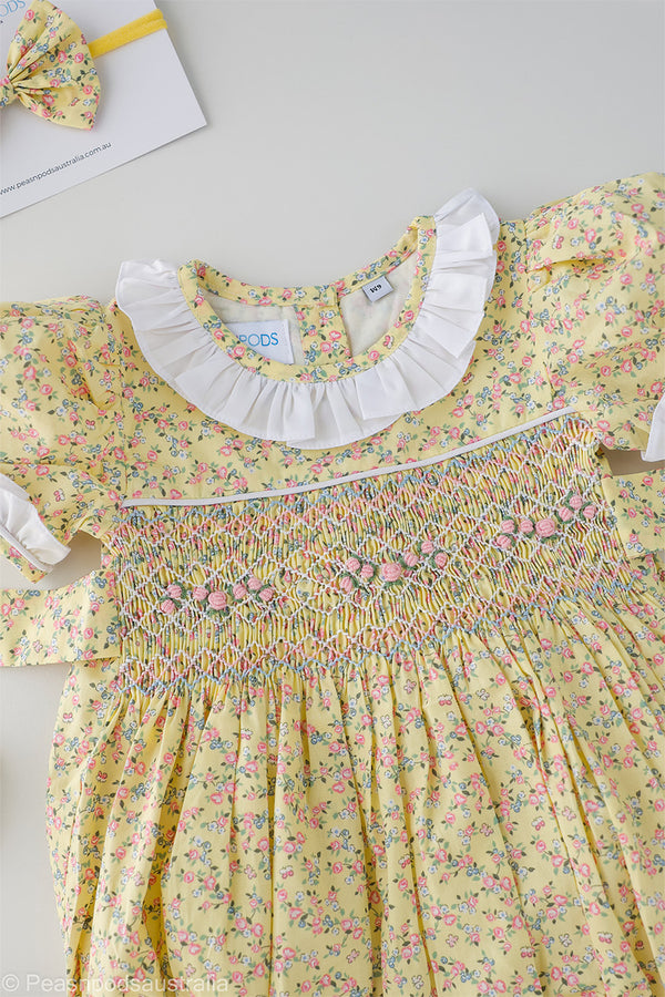 Buttercup Handsmocked Dress