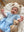 Blue Boys Bubble Romper