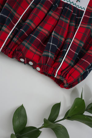 Santa’s Sleigh Boys Bubble Romper