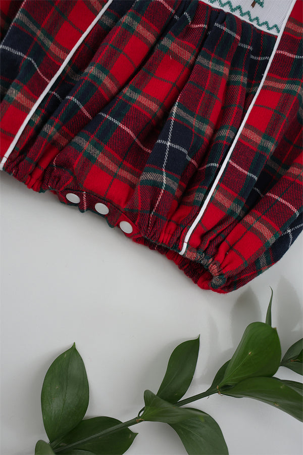 Santa’s Sleigh Boys Bubble Romper