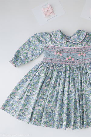 Iris Handsmocked Dress