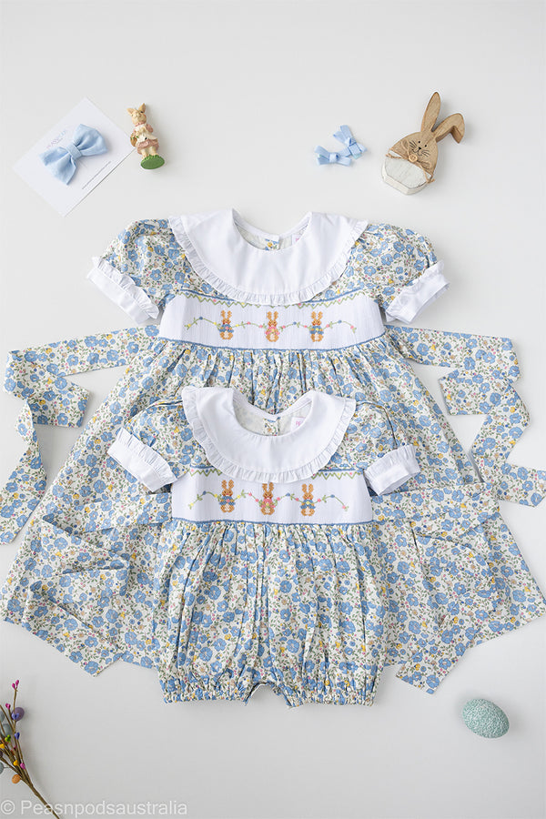 Bunny Smocked Romper