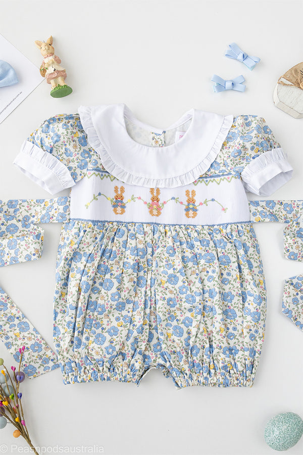 Bunny Smocked Romper