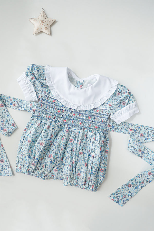 Ivy  Hand-smocked Romper