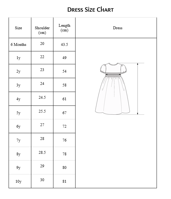 Rosaline Handsmocked Dress