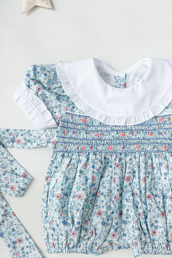 Ivy  Hand-smocked Romper