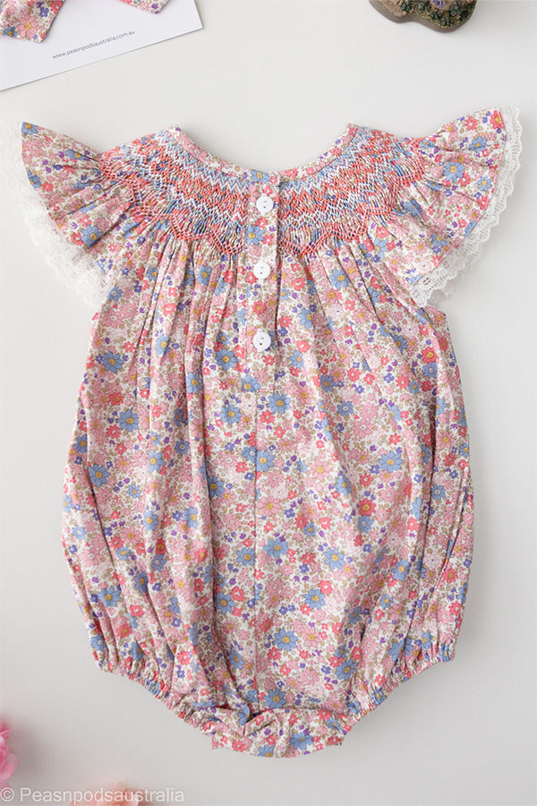 Clementine Bishop Romper