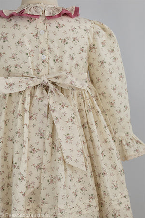 Muave Medow Handsmocked Dress